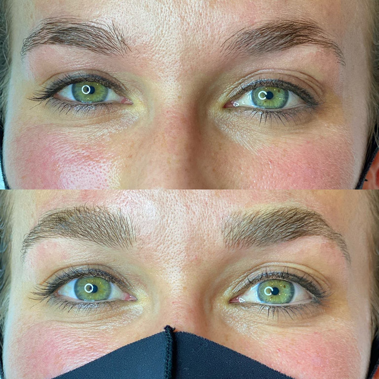 3D Brow Microblading Before & After